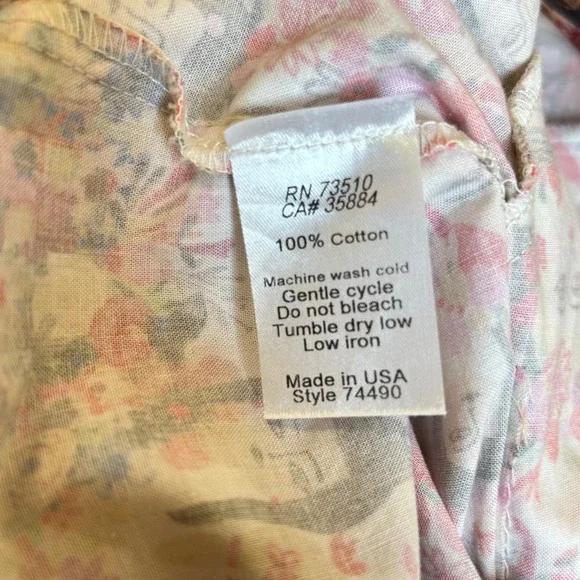 Uncle Frank Size M Womens Day Novelty Frida Floral Cotton Dress Pockets Boho Art - Picture 4 of 9